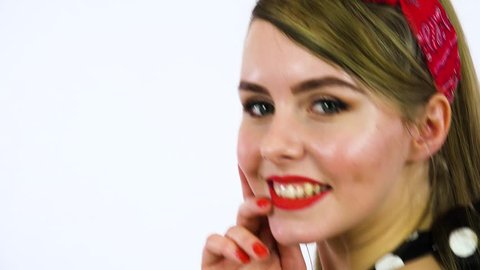 Pin Up Girl Back Stock Video Footage 4k And Hd Video Clips