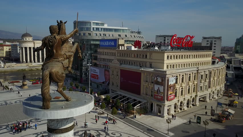 Image result for alexander the great statue skopje coca cola