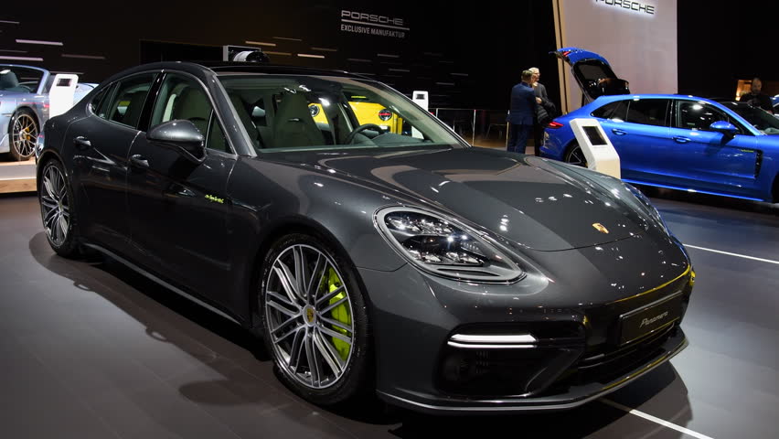 Porsche Panamera 4 E Hybrid Performance Stock Footage Video