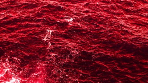 Sea Red Bloody Waves On Stock Footage Video (100% Royalty-free) 1009783205 | Shutterstock