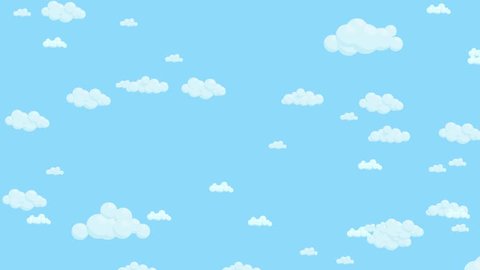 Blue Sky Full Clouds Moving Down Stock Footage Video (100% Royalty-free)  1012154675 | Shutterstock