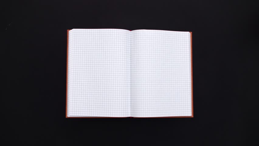 The open notebook. The open notebook