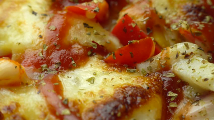 Pizza with leaves on a plate image - Free stock photo - Public Domain ...