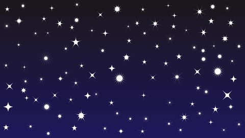 Twinkling Stars Animation Night Blue Starry Stock Footage Video (100%  Royalty-free) 1016957395 | Shutterstock