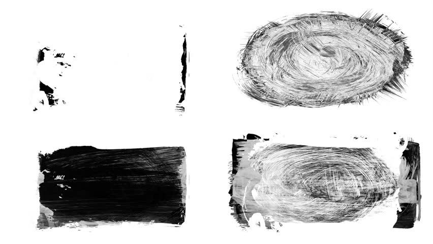 Chinese brush stroke mobius strip