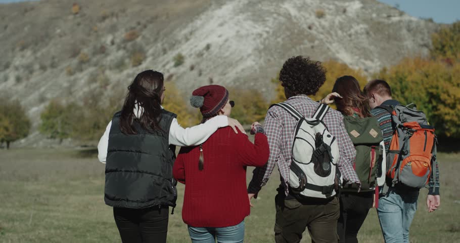 Five Friends Jay Raj Shivansh Monu Mehul Have Five Friends Capturing from the Stock Footage Video (100% Royalty-free