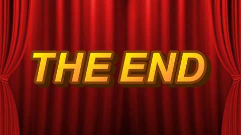 The End Movie Ending With Stock Footage Video 100 Royalty Free