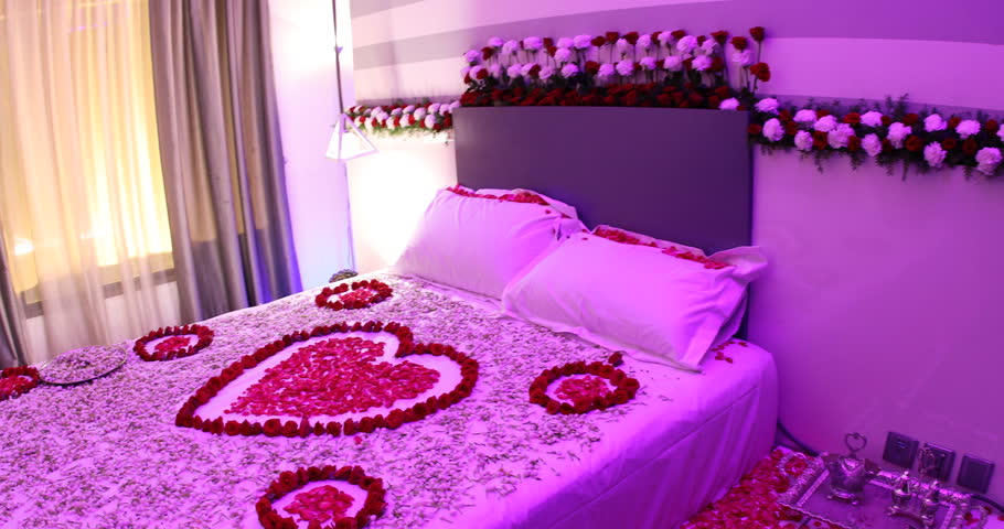 First Night Romantic Bedroom With Stock Footage Video 100 Royalty Free 1020789025 Shutterstock