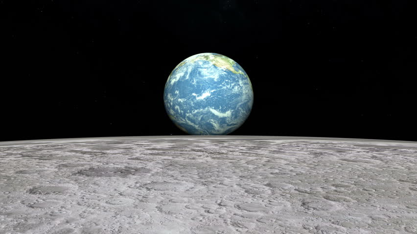 Earth rising video from japan