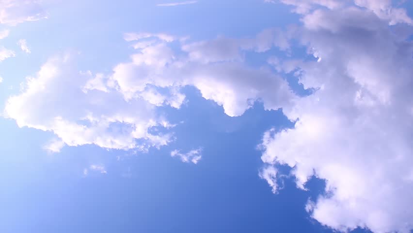 Sky with one light puffy cloud image - Free stock photo - Public Domain ...