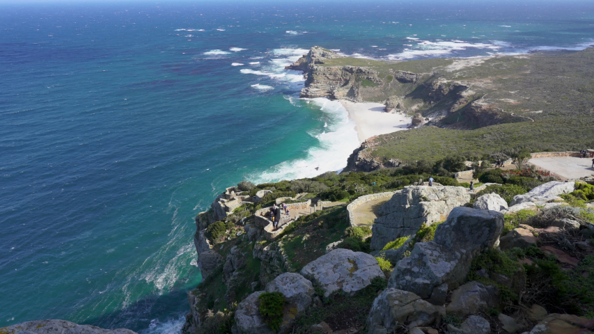 Landscape at Cape Point at the Cape of Good Hope in South Africa image ...