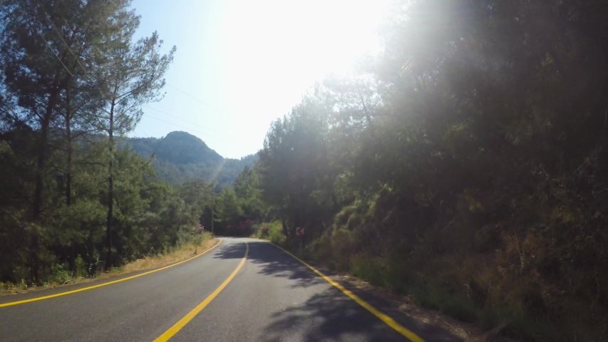 Landscape with road, hills, and Mountains in Turkey image - Free stock ...
