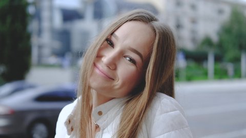 Cute Young Actress With Short Stock Footage Video 100 Royalty