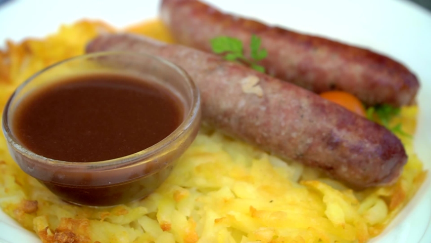 cut-up-sausage-on-the-grill-image-free-stock-photo-public-domain