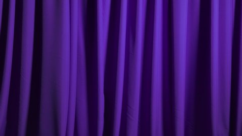Fabric Waving Velvet Curtains Loop Stock Footage Video 100