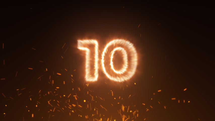 Десять огней. 10 В огне. Цифра 10 в огне. Классики 1-10 огонь. 10 Second Countdown Dolby 1080i159.