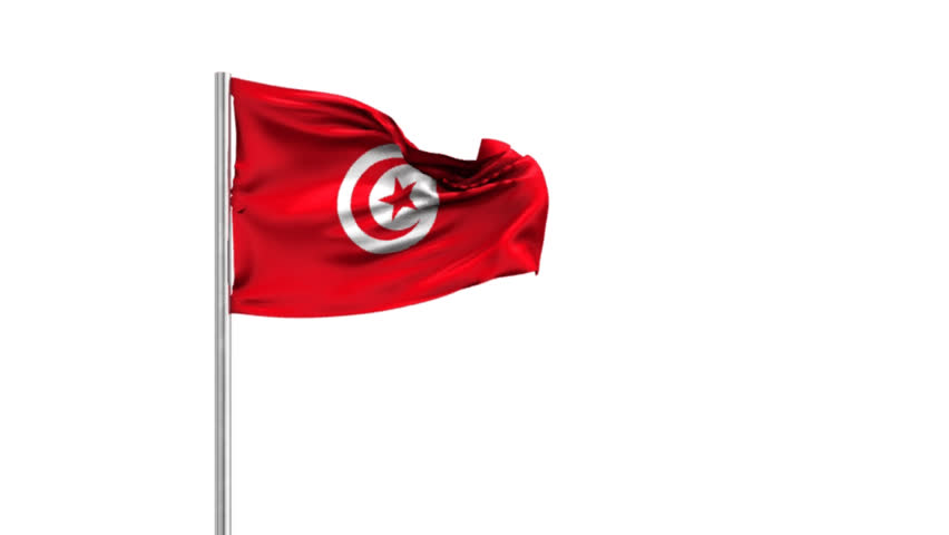 Stock video of tunisia flag | 1041115 | Shutterstock
