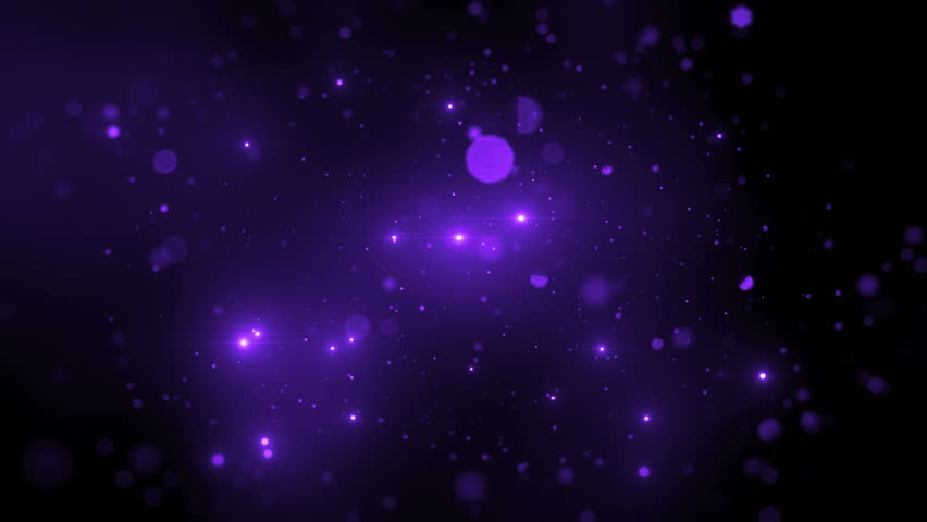 VJ Abstract Motion. Disco Violet Background With Circles And Stars ...