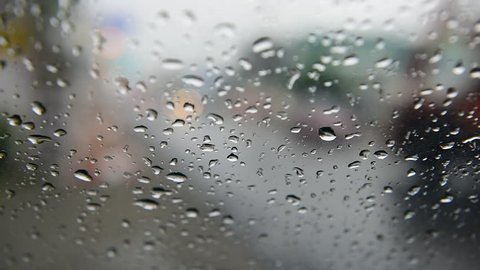 Rain Drops On Car Window Light Stock Footage Video (100% Royalty-free)  10809605 | Shutterstock