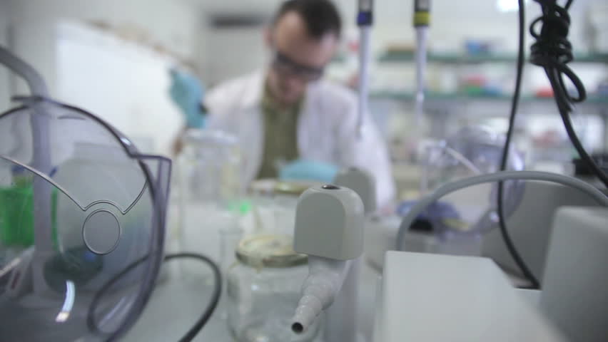 Bio Lab and Experiment Stock Footage Video (100% Royalty-free) 1089835 ...