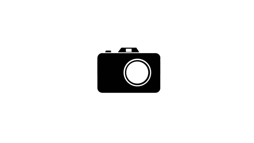 Stock video of an animated camera  graphic 11069705 