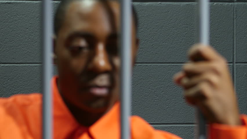 Black Male Inmate in a Stock Footage Video (100% Royalty-free) 11370425