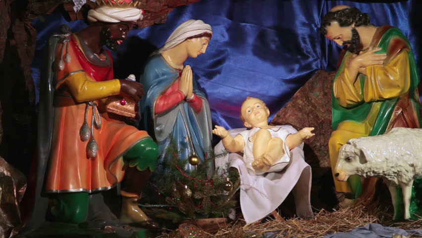 Christmas Nativity Scene Stock Footage Video 1150210 | Shutterstock