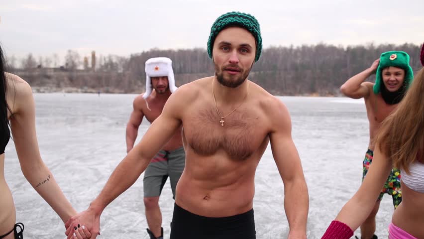 naked men on ice Naked men on ice