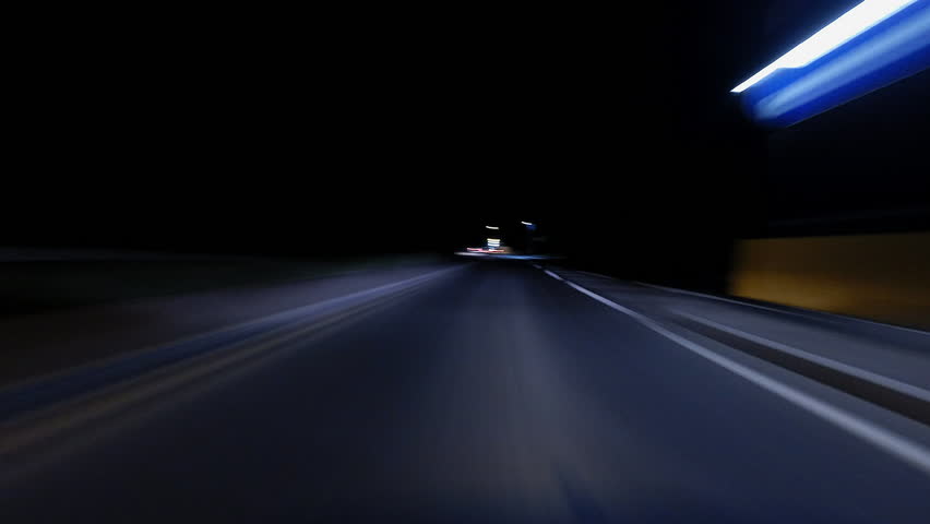 Freeway Night Driving. Time Lapse. Stock Footage Video 2634620 ...