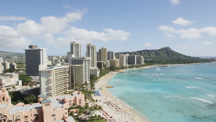 Waikiki Hawaii Stock Footage Video | Shutterstock