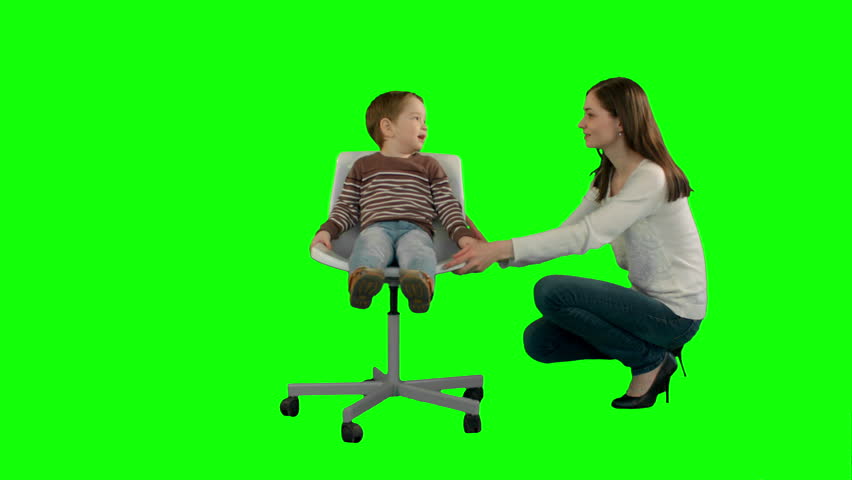 Mother And Boy Play Game Stockvideos Filmmaterial 100