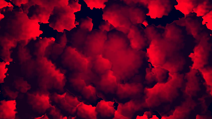 Stock Video Clip of Dark red smoke (HD seamless loop ...