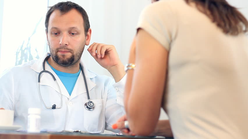 Male Doctor Telling Bad News Stock Footage Video (100% Royalty ...