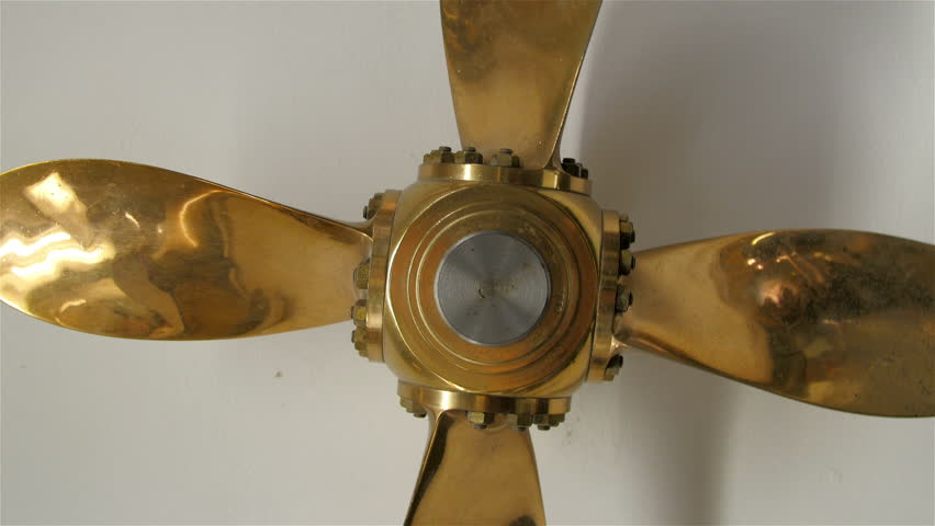 Golden Propeller Of A Boat Stock Footage Video 100 Royalty Free