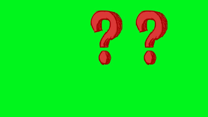 Hand-drawn Question Mark Stock Footage Video 14512078 