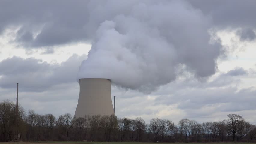 Hyperboloid Cooling Towers Emit Steam At The Susquehanna Steam Electric ...