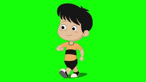 Kid Character Walk Looping On Green Stock Footage Video (100% Royalty-free) 14912515 | Shutterstock Kid Character Walk Looping On Green Stock Footage Video (100% Royalty-free) 14912515 | Shutterstock