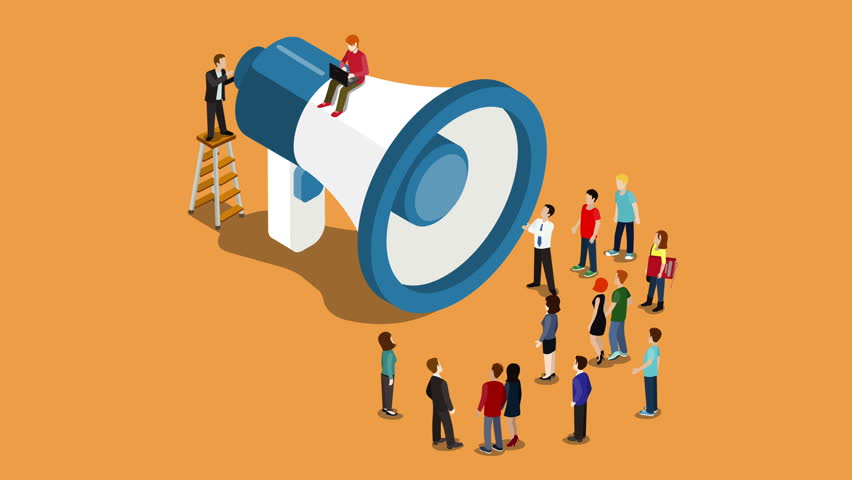 Brainstorming Creative Team Animated Discussion People Flat 3d ...