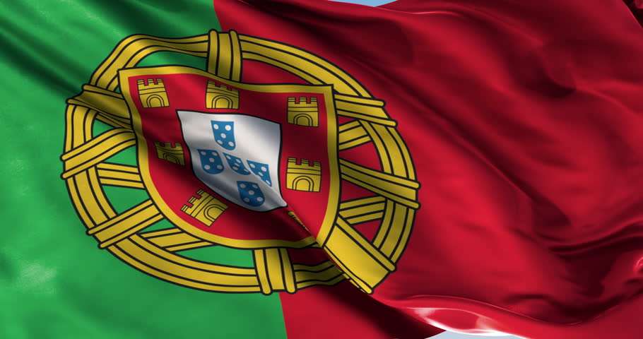 Portugal Flag Stock Footage Video | Shutterstock