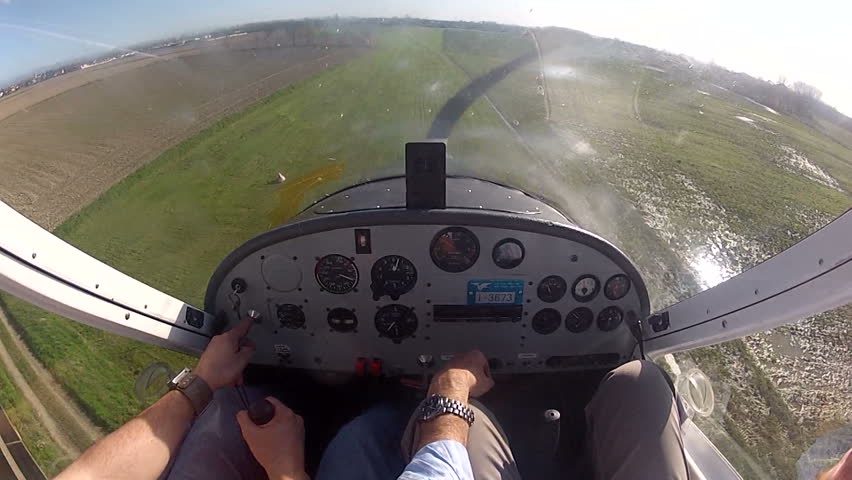 Stock video of view from the cockpit of the | 15366055 | Shutterstock