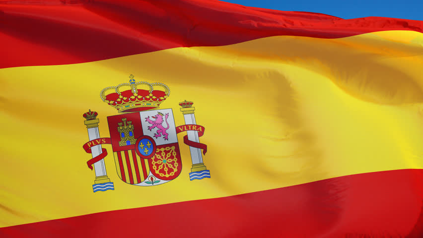 A Waving Spain Flag - Animation Stock Footage Video 5868692 | Shutterstock