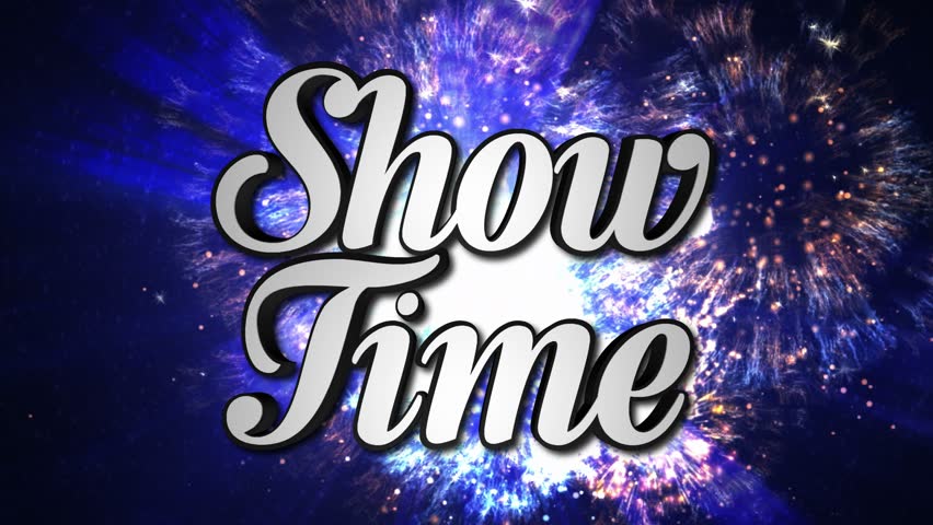 SHOW TIME Animation Text And Disco Dance Background, Zoom IN/OUT ...