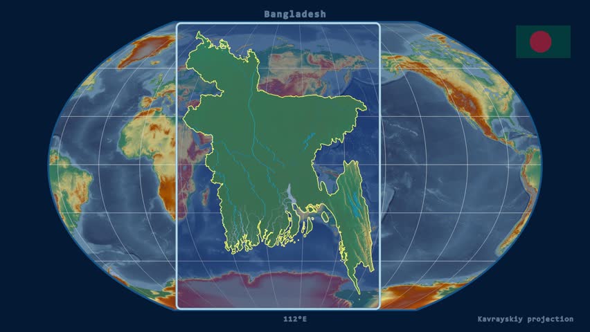 Bangladesh Map Stock Footage Video | Shutterstock Bangladesh Map Stock