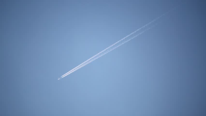 Flying lines. Plane leaves mesure Planimeter.