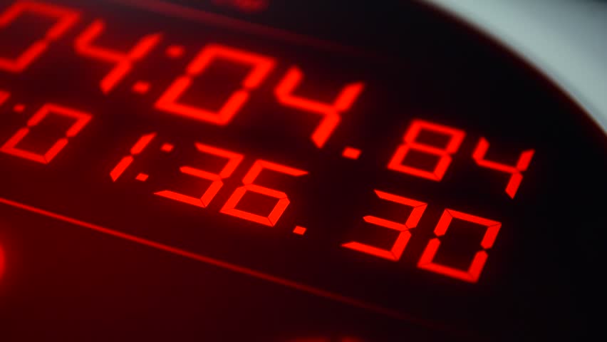 red countdown timer red countdown timer