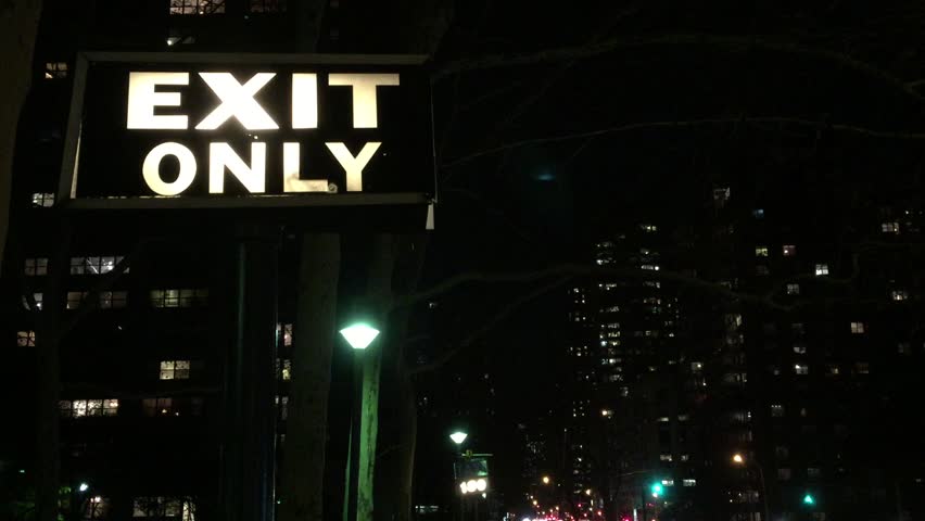 Video exit. Exit only фото. Night sign Layout.