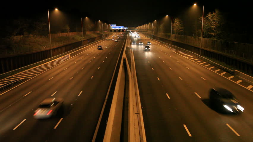 UK, England, London, M25 Motorway, Time-lapse Stock Footage Video ...