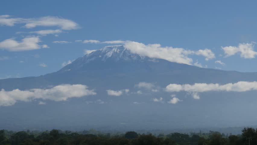 Mount Kilimanjaro In Tanzania - 4K Ultra HD Stock Footage Video ...