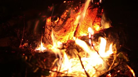 Artificial Fireplace With Flames And Stock Footage Video 100