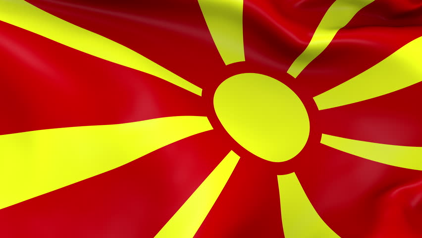 Macedonian Flag - Loop...
